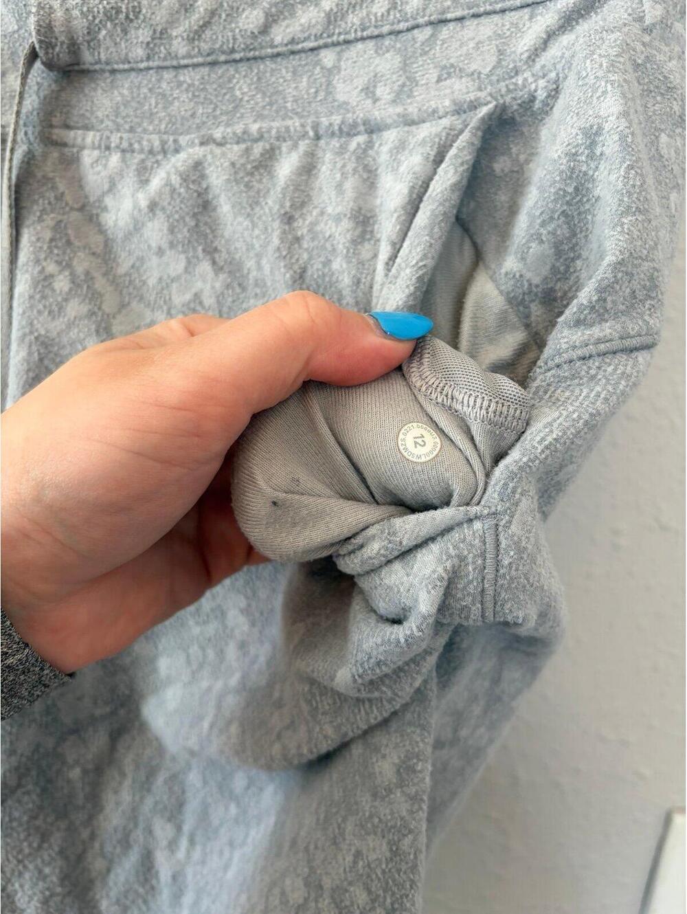 Lululemon Ready to Rulu Jogger 29in Grey Print size 12. $108 retail. Previous pi - Picture 3 of 7